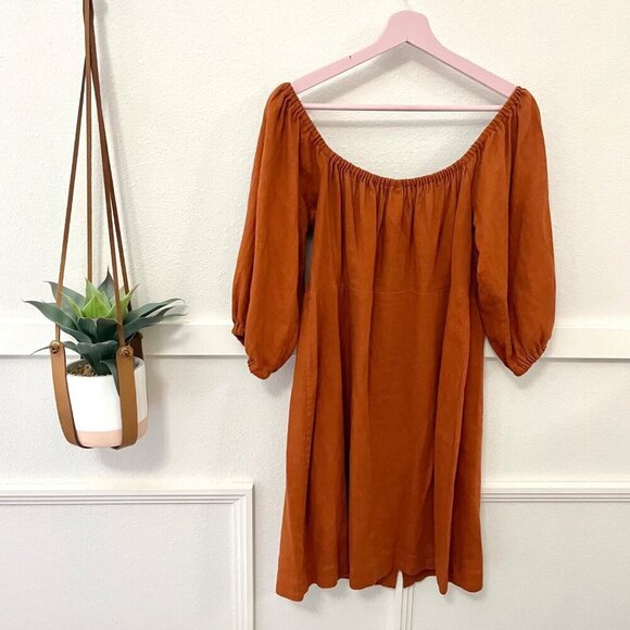 NWT Spell and the Gypsy Rani Mini Dress Copper Size XXL - Picture 8 of 8